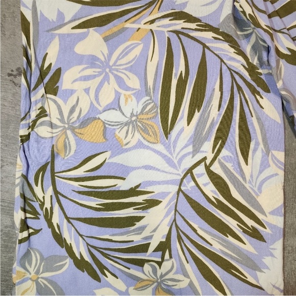 Anthropologie Patrons of Peace Floral Off Shoulder Lilac Jumpsuit Sz Sm NWOT - Picture 7 of 9